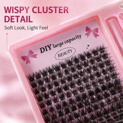 Lightweight False Lash Clusters With Bond & Seal Glue